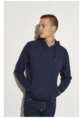 CASUAL FRIDAY Sebastian 3590, Kék Kapucnis Pulóver, NOOS