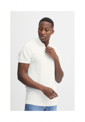CASUAL FRIDAY Karl 4674, Fehér Kötött Rövid Ujjú Ingpóló