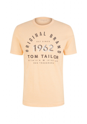 TOM TAILOR 5549, Naracssárga Rövid Ujjú Póló