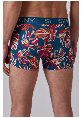 SKINY Cotton Multipack 6487, Kék Boxernadrág, Dupla Csomag