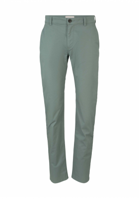 TOM TAILOR Washed 0009, Zöld Chinonadrág