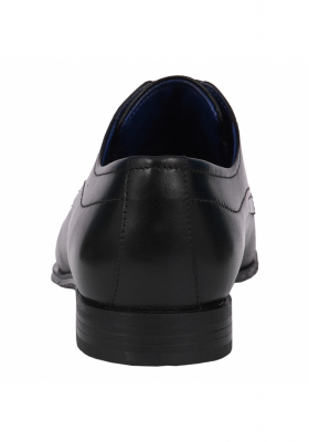 BUGATTI 311-66606, Fekete Bőr Alkalmi Cipő