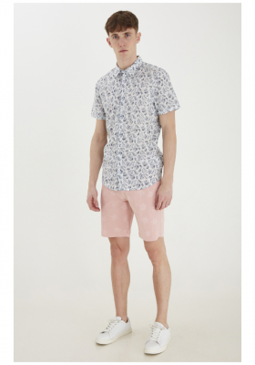 BLEND Palm Trees 2192, Rózsaszín Chino Rövidnadrág