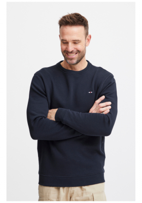 FQ1924 William 0401, Sötétkék Környakú Pulóver