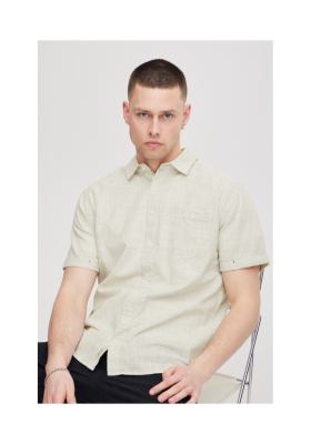 BLEND 7511, Homokszínű Rövid Ujjú Ing