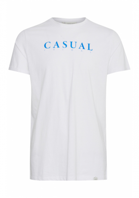 CASUAL FRIDAY Basic Casual 3409, Fehér Rövid Ujjú Póló