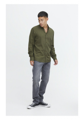 BLEND Burley 6243, Zöld Hosszú Ujjú Ing