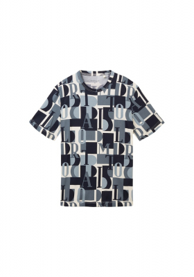 TOM TAILOR 7822, Mintás Rövid Ujjú Póló 