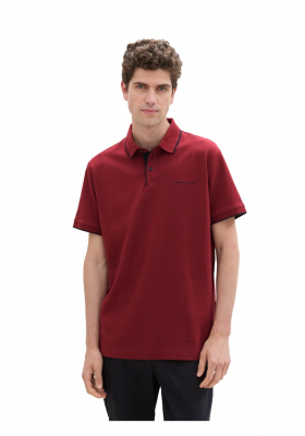 TOM TAILOR 1872, Boró Rövid Ujjú Ingpóló