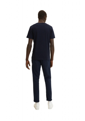 TOM TAILOR 2907, Sötétkék Rövid Ujjú Póló