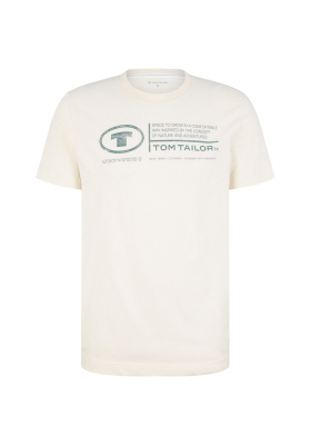 TOM TAILOR 5611, Bézs Rövid Ujjú Póló