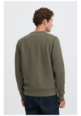 CASUAL FRIDAY Sebastian 4731, Szürkészöld Környakú Pulóver