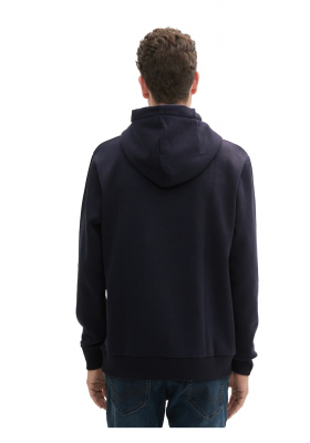 TOM TAILOR 3292, Sötétkék Kapucnis Pulóver