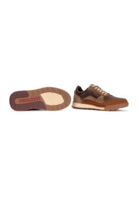 PIKOLINOS Teide M3W-6015C1, Barna Borjúbőr Sneaker 