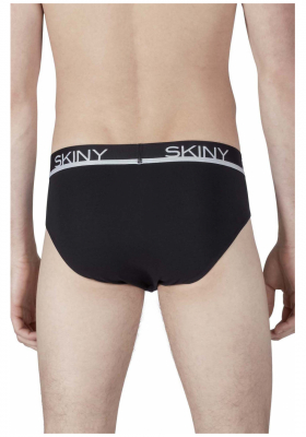 SKINY Cotton Multipack 6839, Fekete Alsónadrág, Tripla Csomag NOS