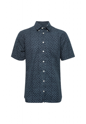 CASUAL FRIDAY Anton 4660, Kék Rövid Ujjú Ing 