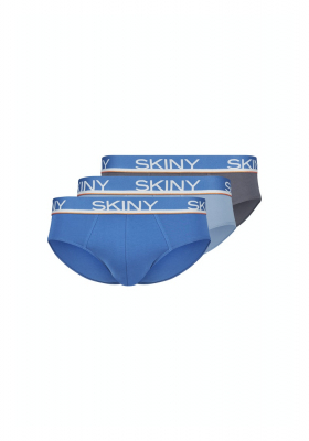 SKINY Cotton Multipack 6839, Alsónadrág, Kék-Szürke Tripla