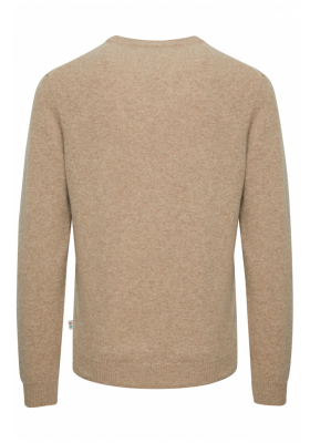 CASUAL FRIDAY Karl 3970, Drapp Kötött Gyapjú Pulóver NOOS 