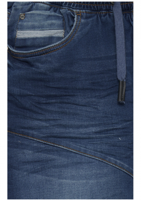 BLEND Jogg Blizzard 0813, Középkék Farmer Rövidnadrág