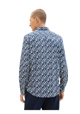 TOM TAILOR 7456, Zöld Hosszú Ujjú Ing