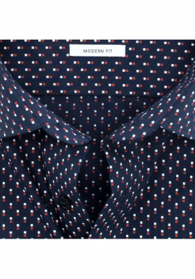 OLYMP Tendenz 8618, Piros Hosszú Ujjú Ing, Modern fit, New Kent