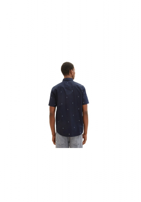 TOM TAILOR 6234, Kék Rövid Ujjú Ing