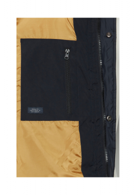 BLEND 4750, Kék Kapucnis Bélelt Dzseki