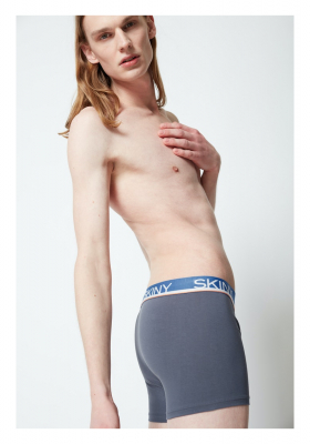 SKINY Cottton Multipack 6840, Kék-Szürke Boxernadrág Tripla Csomag