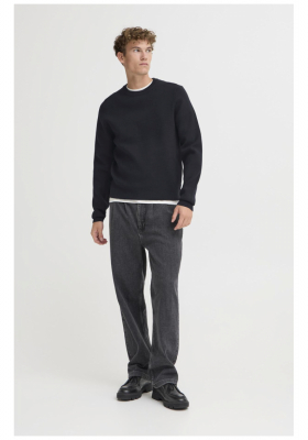 CASUAL FRIDAY Theo 6022, Sötétkék Kötött Pulóver NOOS