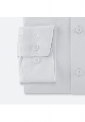 OLYMP Luxor 24/Seven 1202, Fehér Hosszú Ujjú Ing, Modern fit, New Kent