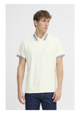 BLEND Elmo 7916, Törtfehér Rövid Ujjú Ingpóló