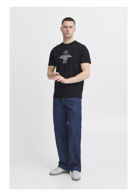 BLEND Jesper 8279, Fekete Rövid Ujjú Póló