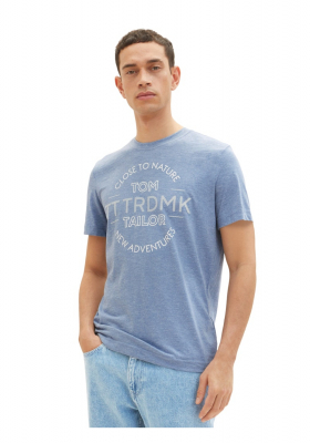 TOM TAILOR 5635, Világoskék Rövid Ujjú Póló