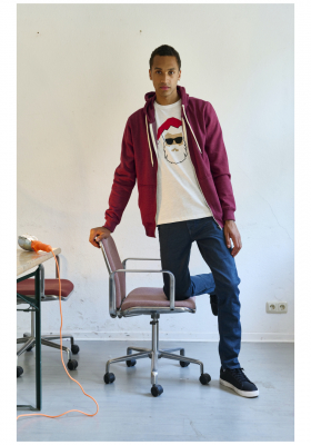 BLEND Christmas 3151, Fehér Rövid Ujjú Póló