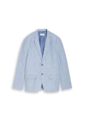 TOM TAILOR 0341, Világoskék Pamut-Len Zakó