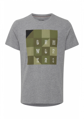 BLEND Workers 2444, Szürke Rövid Ujjú Póló