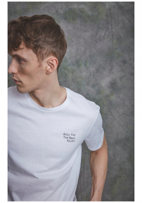 BLEND Real Rich 3410, Fehér Rövid Ujjú Póló