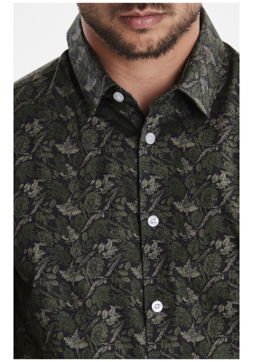 CASUAL FRIDAY 3012, Zöld Hosszú Ujjú Ing 