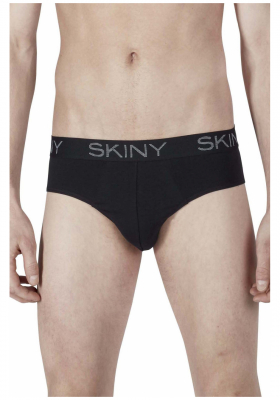 SKINY Cotton Multipack 6834, Fekete Alsónadrág, Dupla Kiszerelés NOS