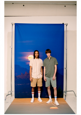 BLEND Woven 2343, Barna Chino Rövidnadrág