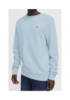 BLEND 6543, Világoskék Környakú Pulóver