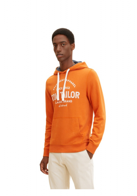 TOM TAILOR 2914 Narancssárga Kapucnis Pulóver