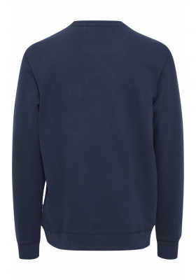 BLEND Colours 3277, Kék Környakú Pulóver