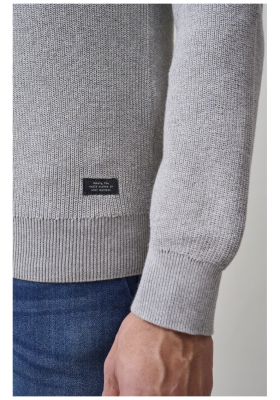 BLEND Codford 4336, Szürke Kötött Pulóver
