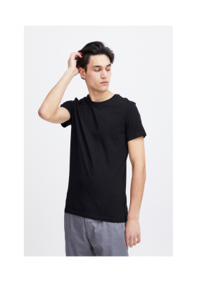 CASUAL FRIDAY David 3063, Fekete Rövid Ujjú Póló, NOOS
