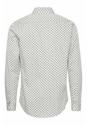 CASUAL FRIDAY Anton 5348, Fehér Mintás Hosszú Ujjú Ing