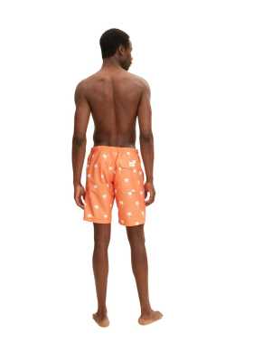 TOM TAILOR 0030, Sárga Pálmafás Szörfnadrág 