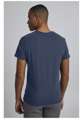 BLEND Noel 9766, Farmerkék Rövid Ujjú Póló