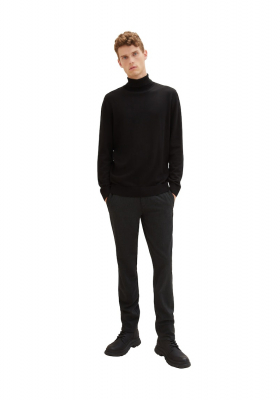 TOM TAILOR 8997, Fekete Chinonadrág