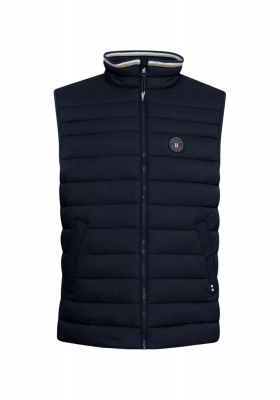 FQ1924 Vinncent 0619, Sötétkék Steppelt Mellény